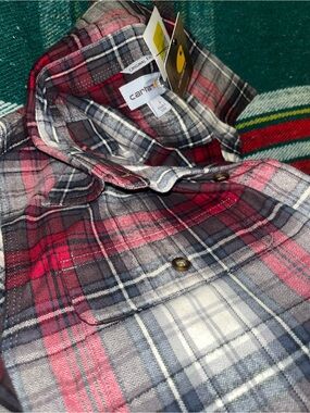 Carhart plaid flannel shirt